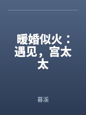 暖婚（hūn）似火：遇見，宮太太